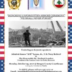 Honoring Unforgotten Heroes Ceremony