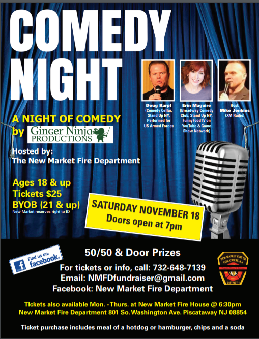 Comedy Fundraiser for the Firemen
