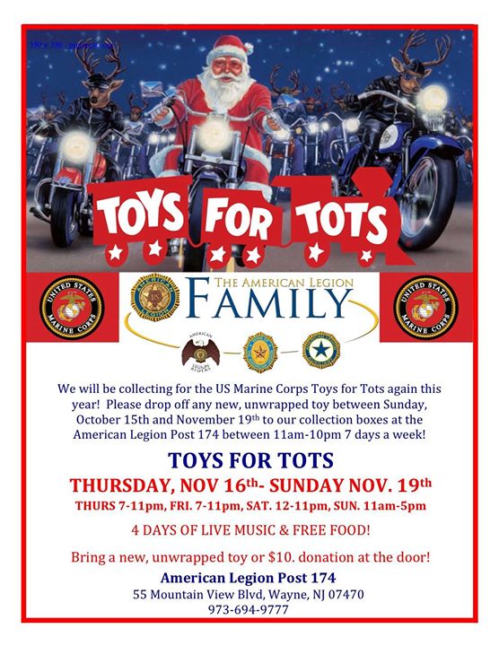 American Legion Post 174 3rd Annual Toys for Tots