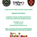 Camden County Emerald Society Pipes & Drums Holiday Toy Drive