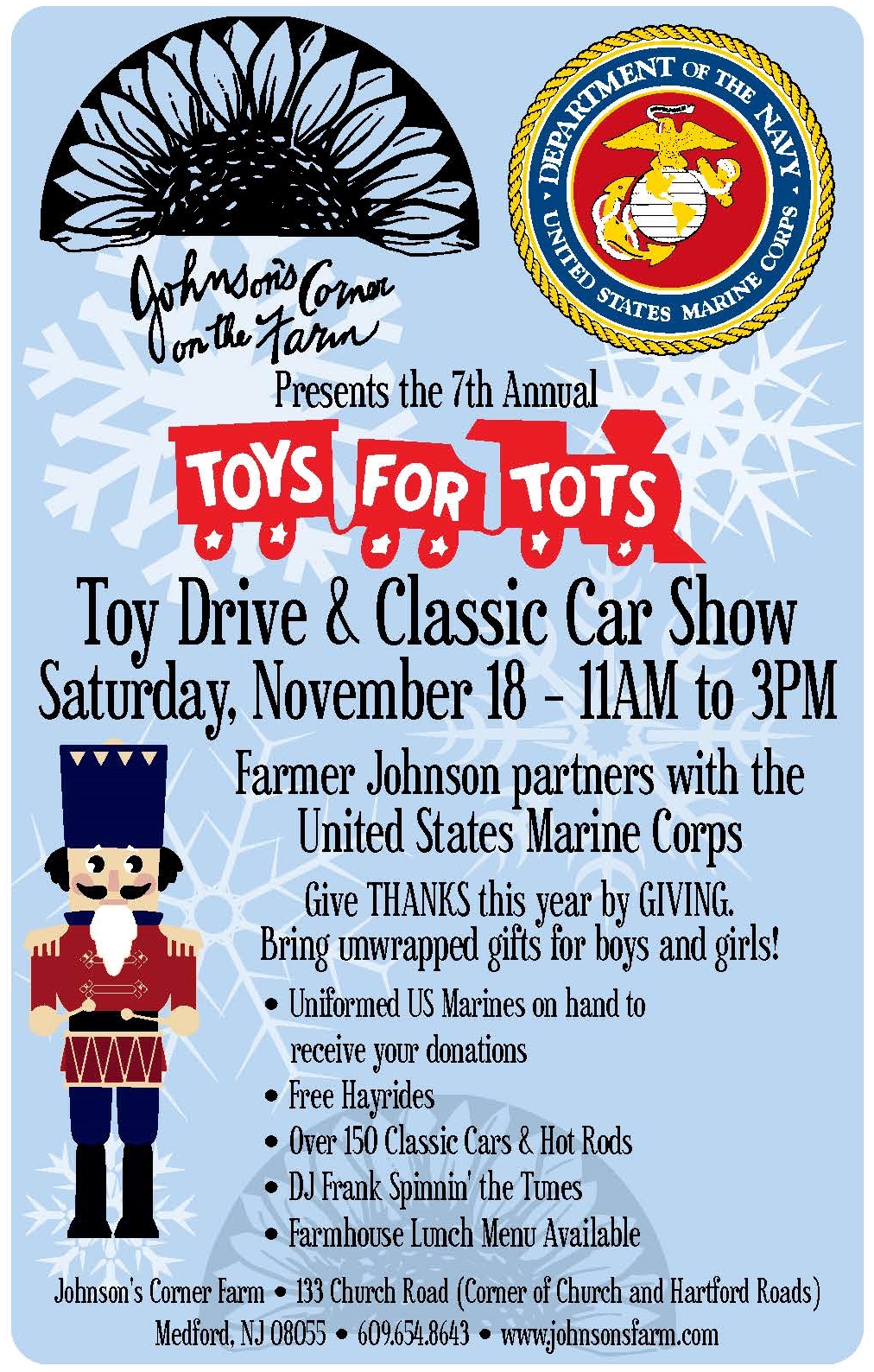Toy Drive and Classic Car Show - Johnsons Farm