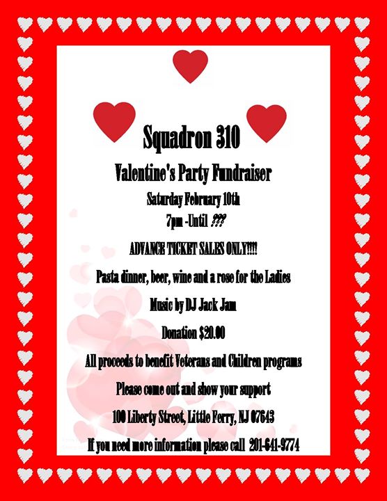 Squadron 310 Valentine's Pary Fundraiser