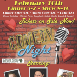 2018 Valentine’s Dinner and Comedy Show