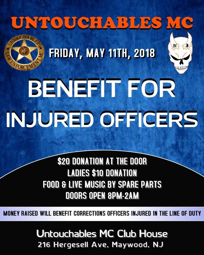 Benefit for Injured Officers - Untouchables
