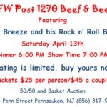 VFW 1270 Presents Kool Breeze Rock & Roll Band and Beef & Beer