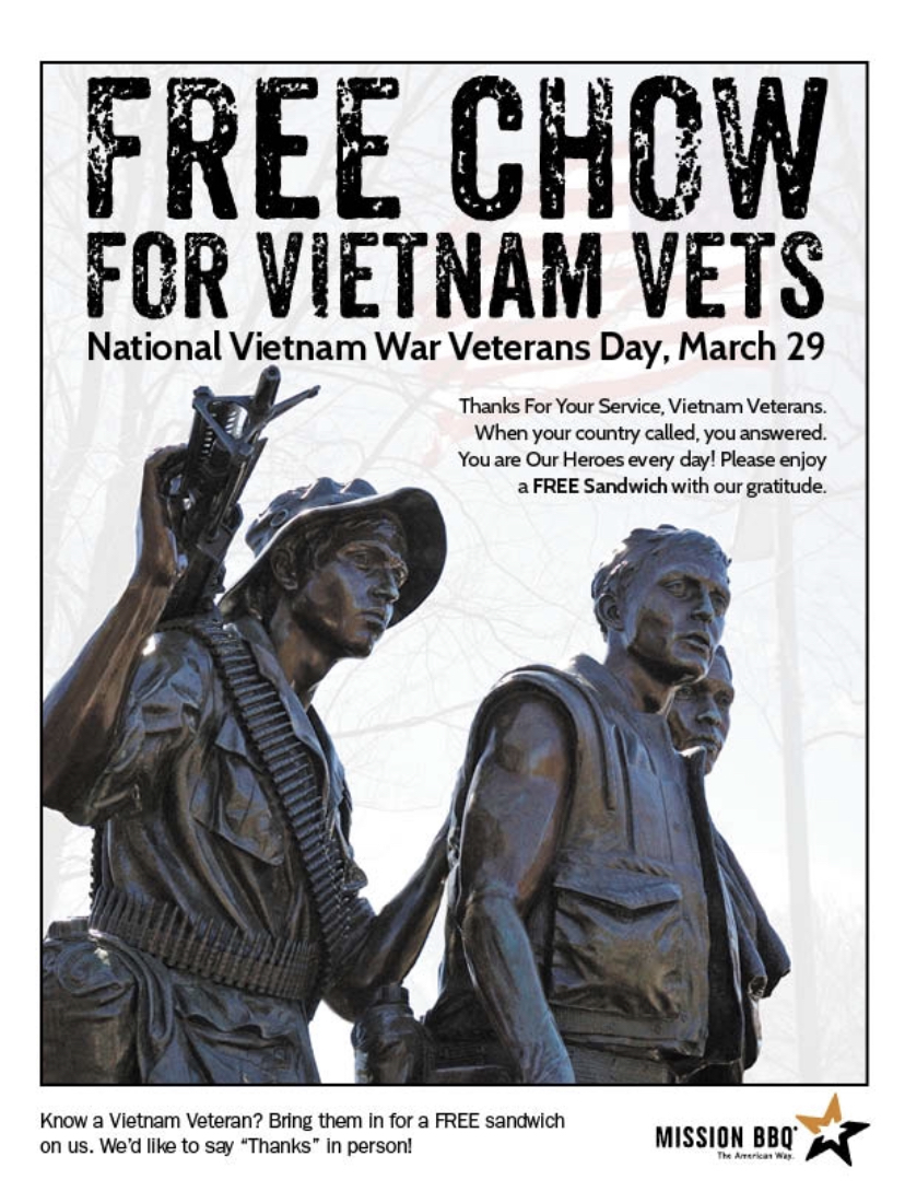 Vietnam Veteran’s Memorial Day Event
