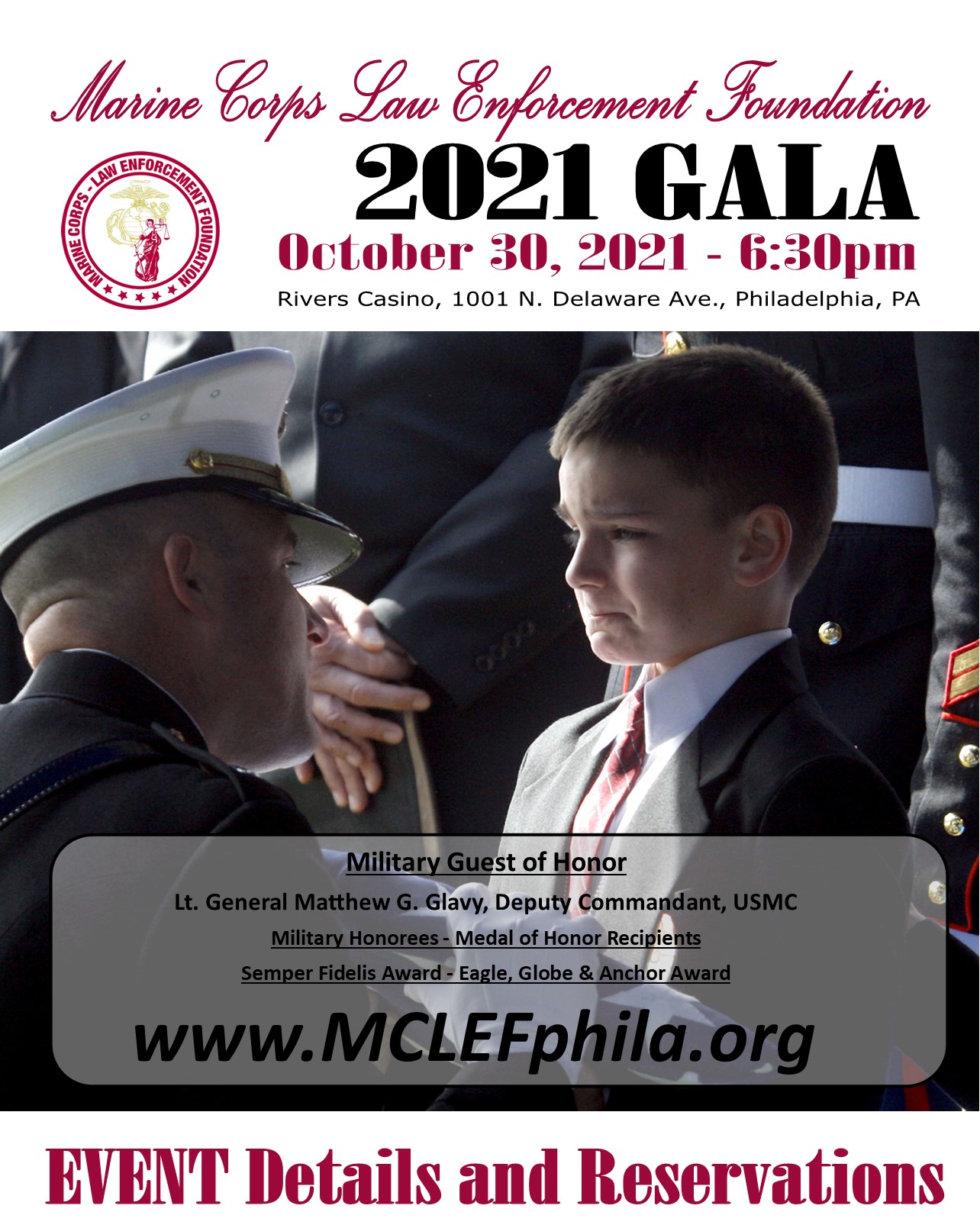 Marine Corps Law Enforcement Foundation Gala Philadelphia