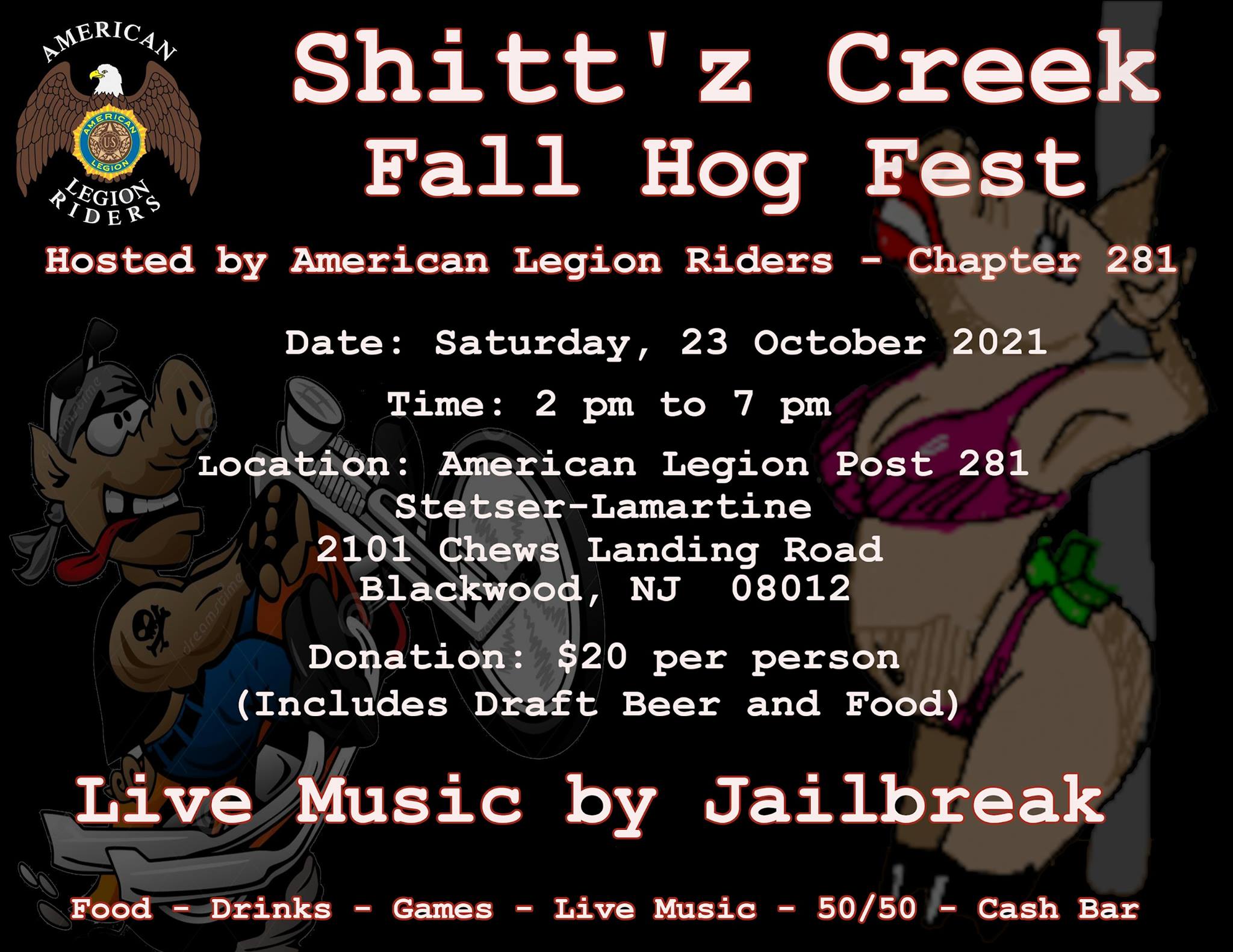 Shittz Creek Fall Hog Fest