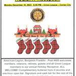 American Legion - Benjamin Franklin Post #405 - HOLIDAY RECEPTION