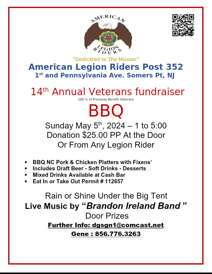 14th Annual Veterans Fundraiser - American Legion Post 252