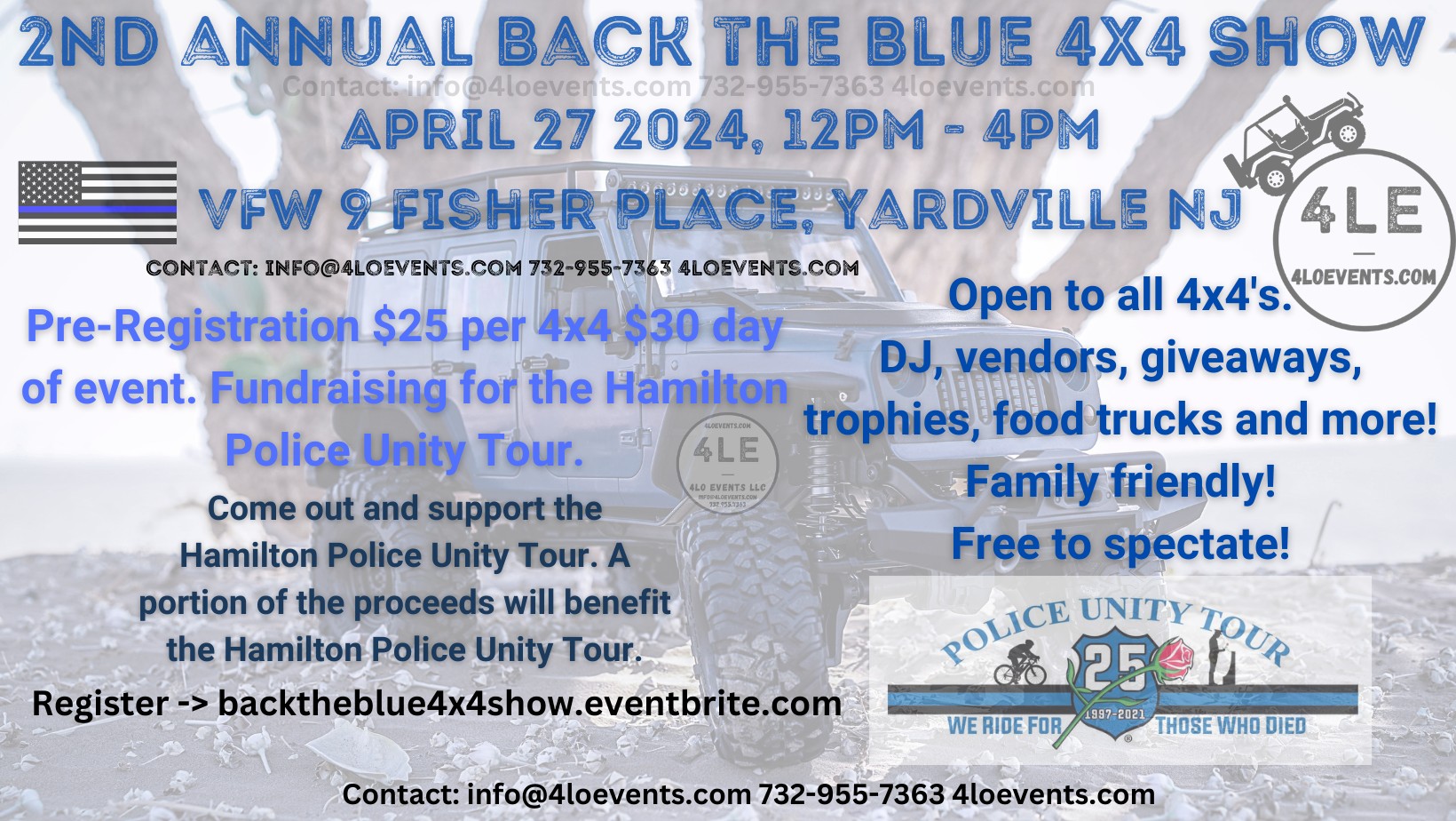 Back the Blue 4x4 Show