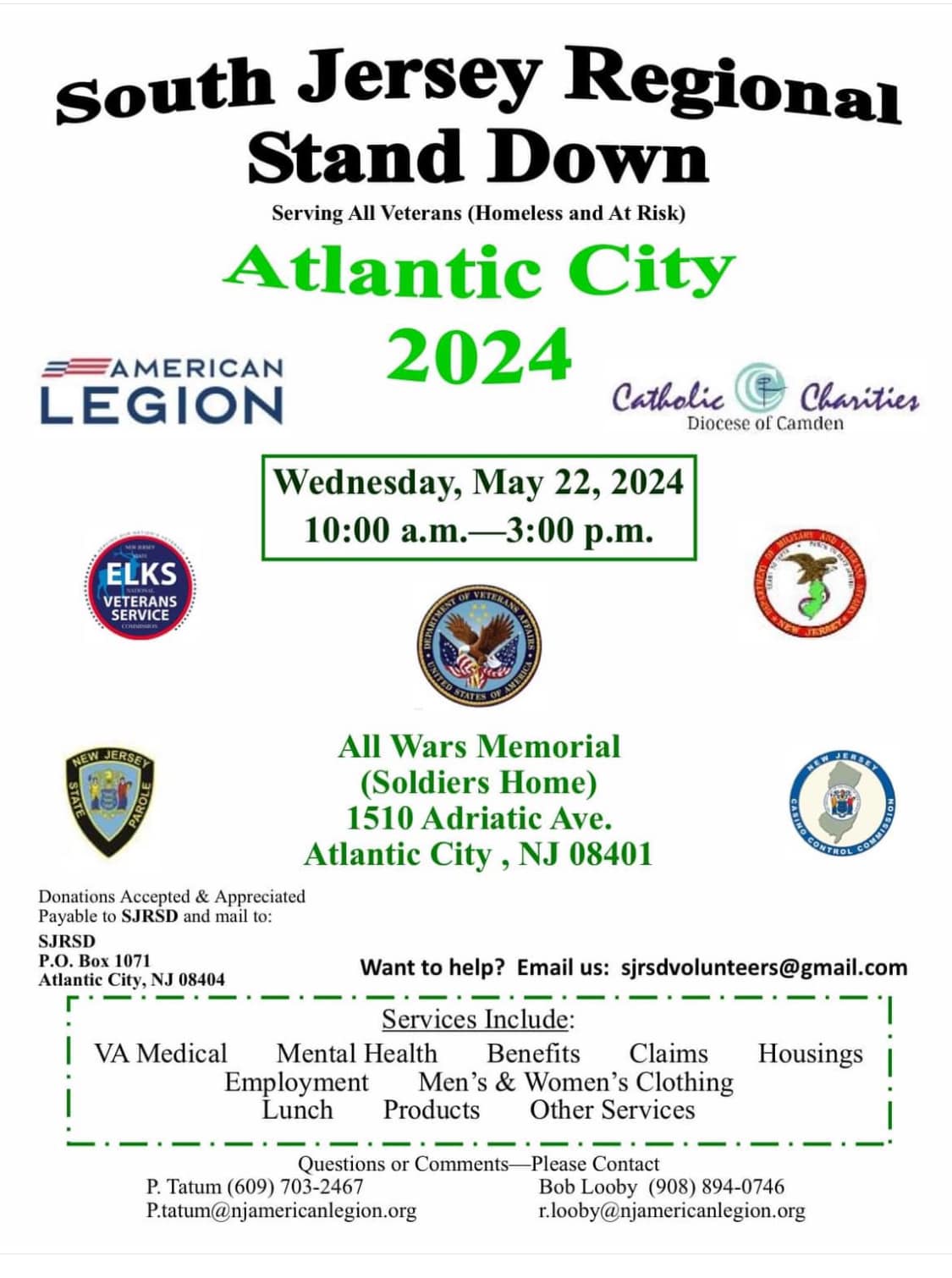 South Jersey Regional Stand Down