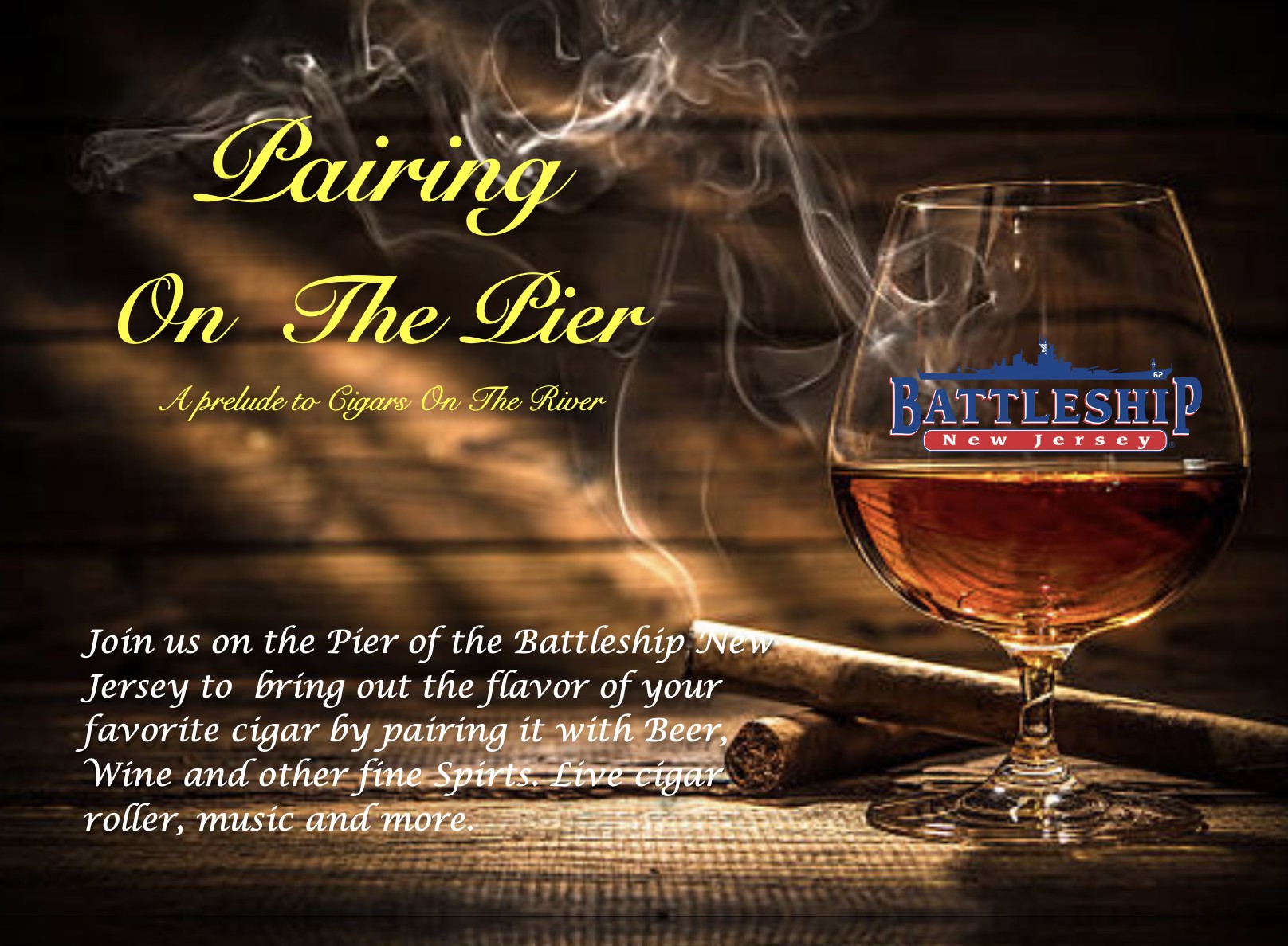 Cigar Pairing on the Pier