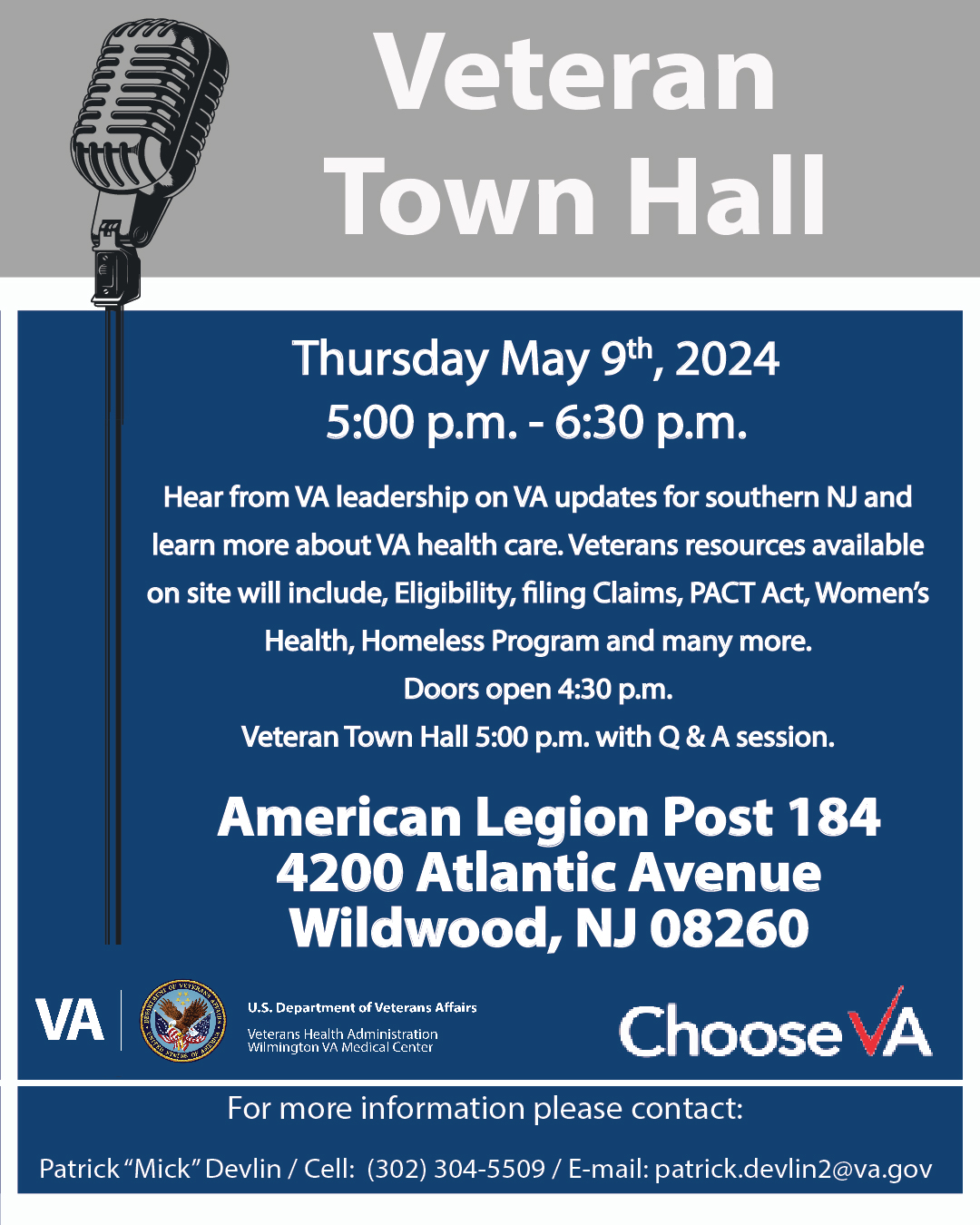 Veterans Town Hall in Wildwood