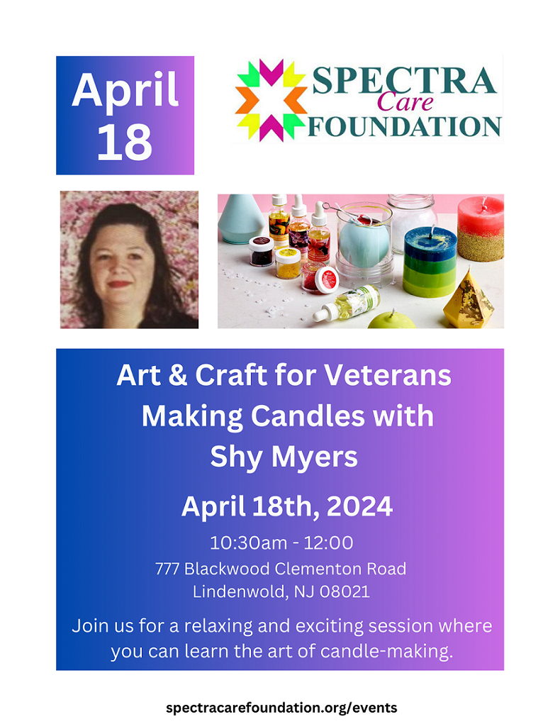 Art & Craft with Shy Myers for Veterans