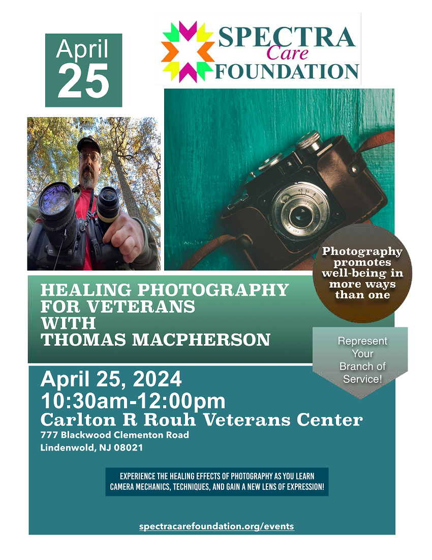 Healing Photography for veterans with Thomas MacPherson